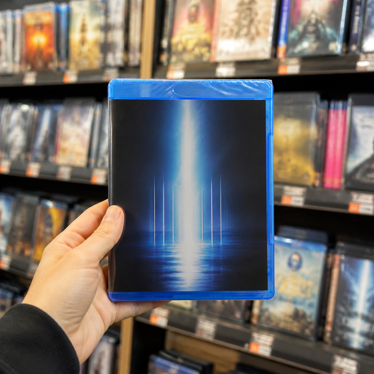 A Blu-ray movie pickup